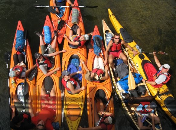 Hydrostation kayaks, campsite