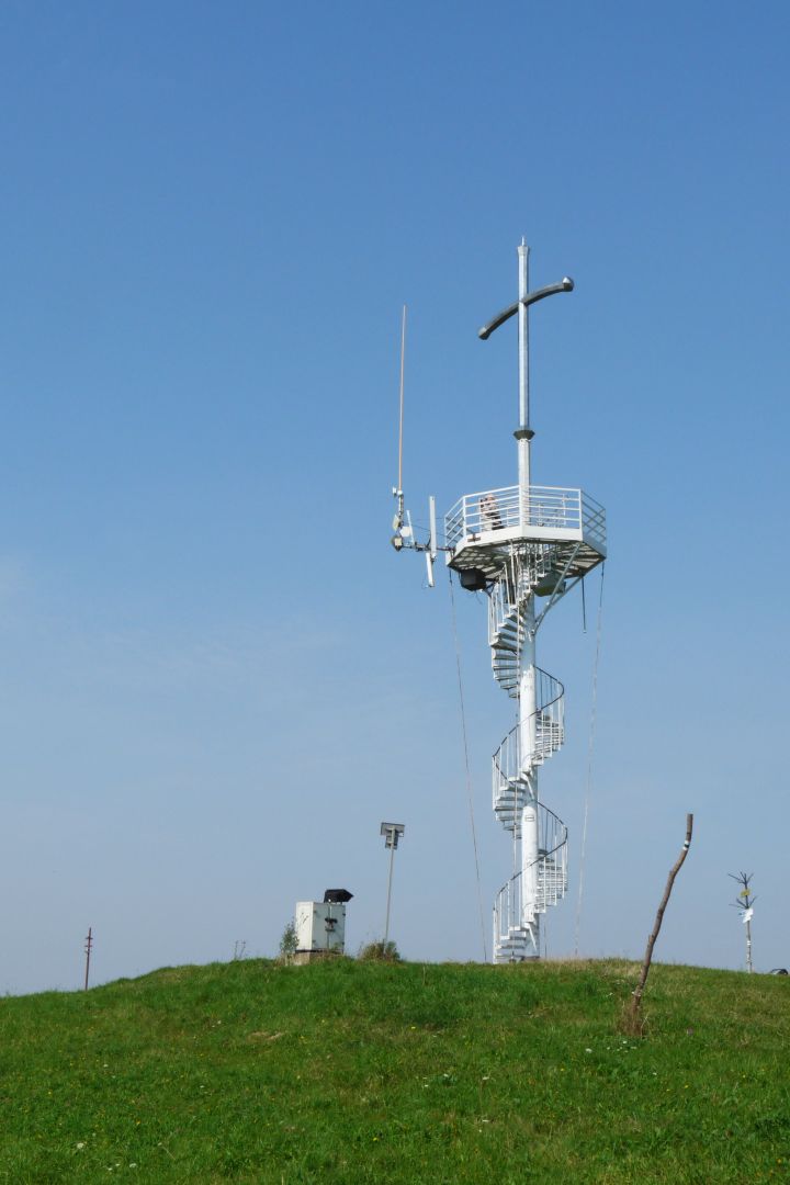 Millennium Cross with a viewing platform on Grzywacka Góra