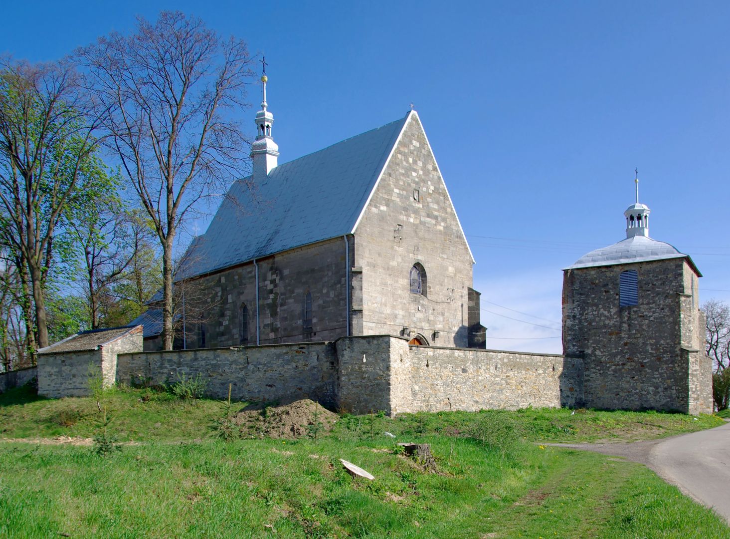 Gothic church Saint Giles Abbot
