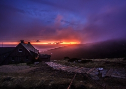 Beautiful May day sunrise in Karkonosze