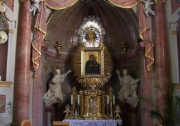 Chapel with a picture of the Humble Mother of God