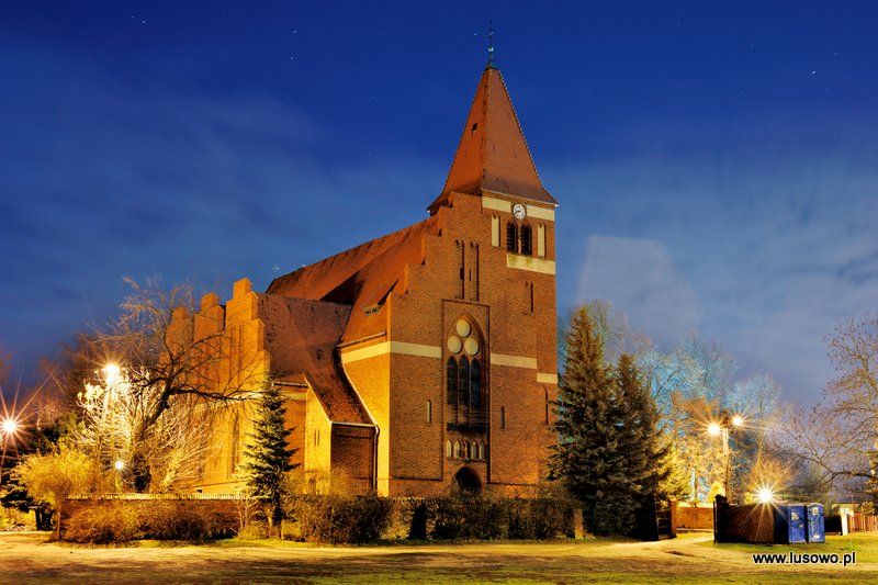 Church in the evening time