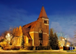 Church in the evening time