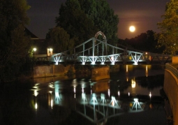 Tumski Bridge at night