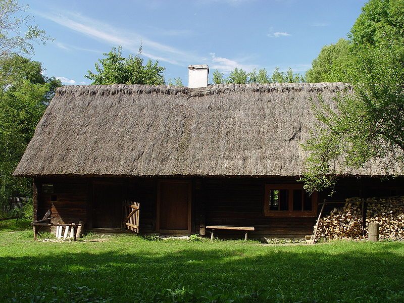 One of the huts at the Museum of the Opole Village