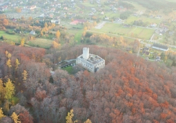 Aerial view of the castle