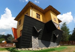 House upside down