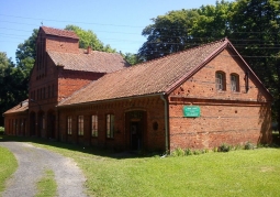Historic carriage house of the Bishop's Palace