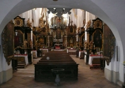 Interior of the Church of the Assumption of the Blessed Virgin Mary
