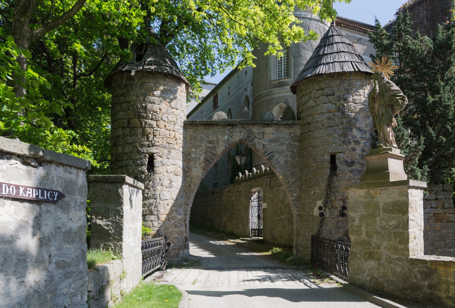 Entrance gate to the Castle