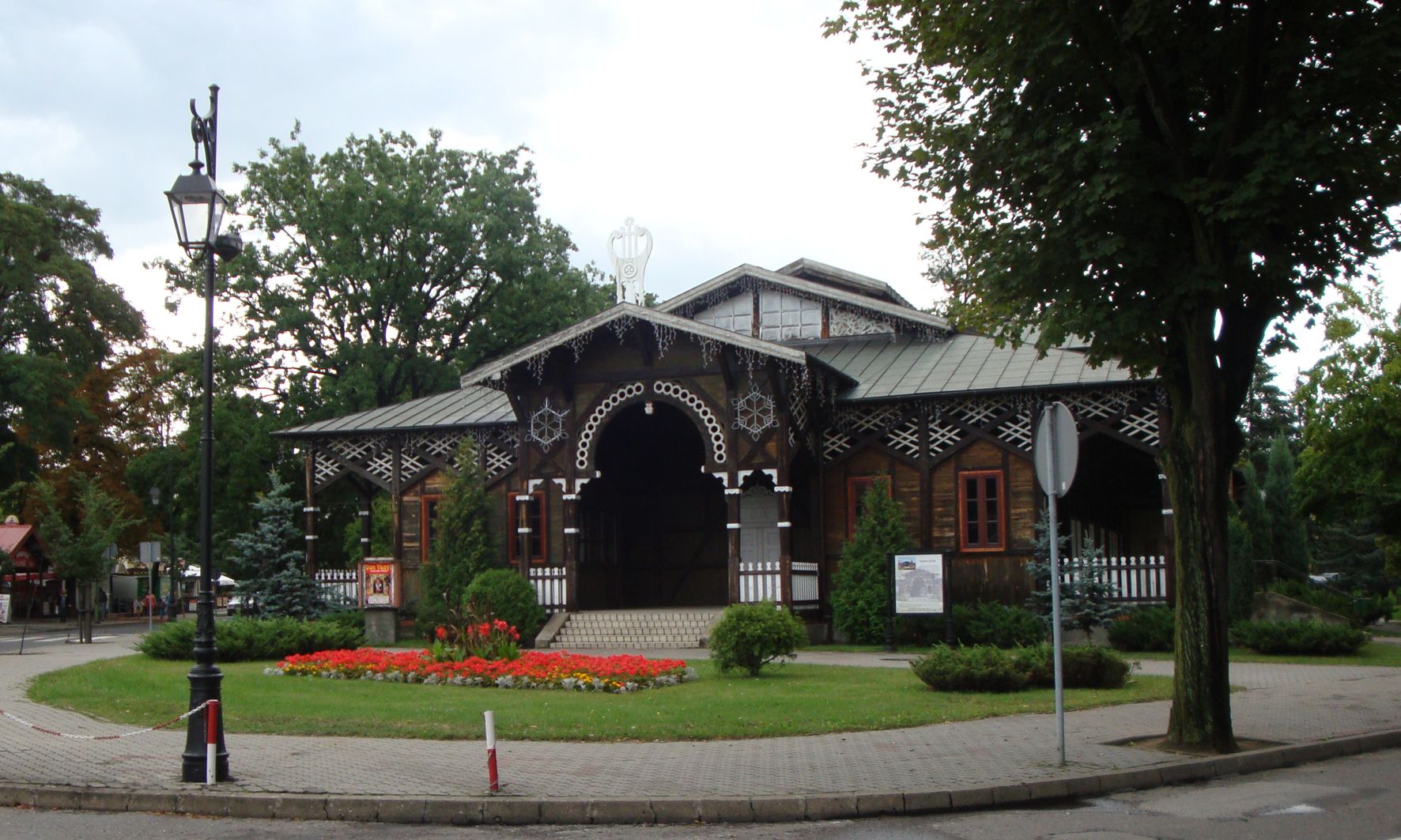 Wooden building of the Summer Theater