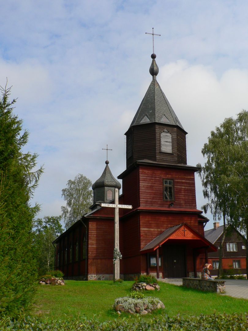 Wooden building of the church of St. Anna