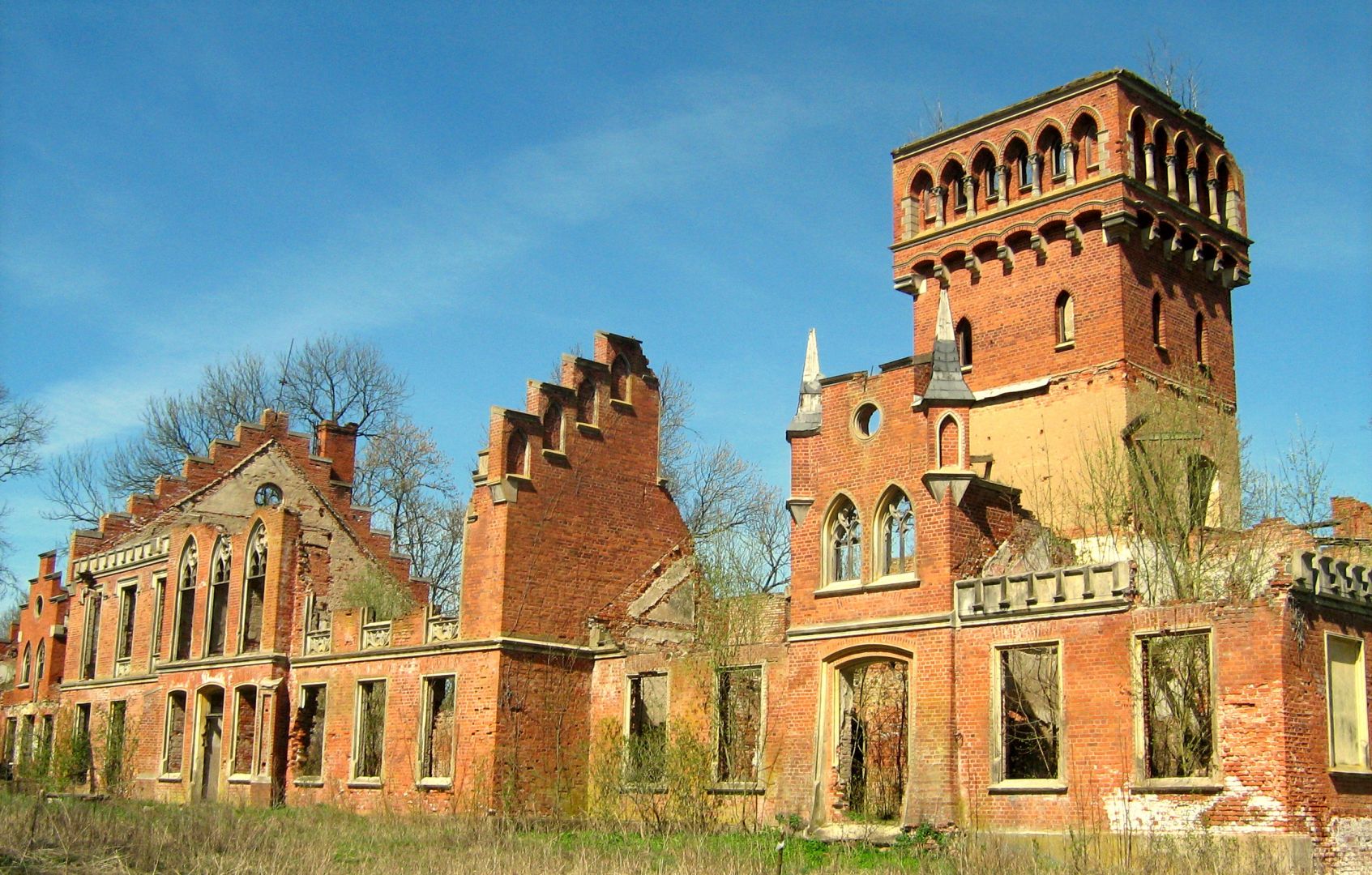 Ruiny pałacu von Eulenburg