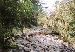 The rampart surrounding the former place of worship