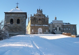 Monastery in winter