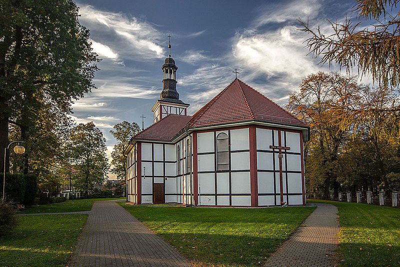 The building of the church of St. Stanisława BP