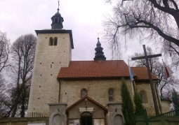 Romanesque church building in Wysocice