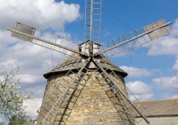 Historic windmill in Szwarszowice