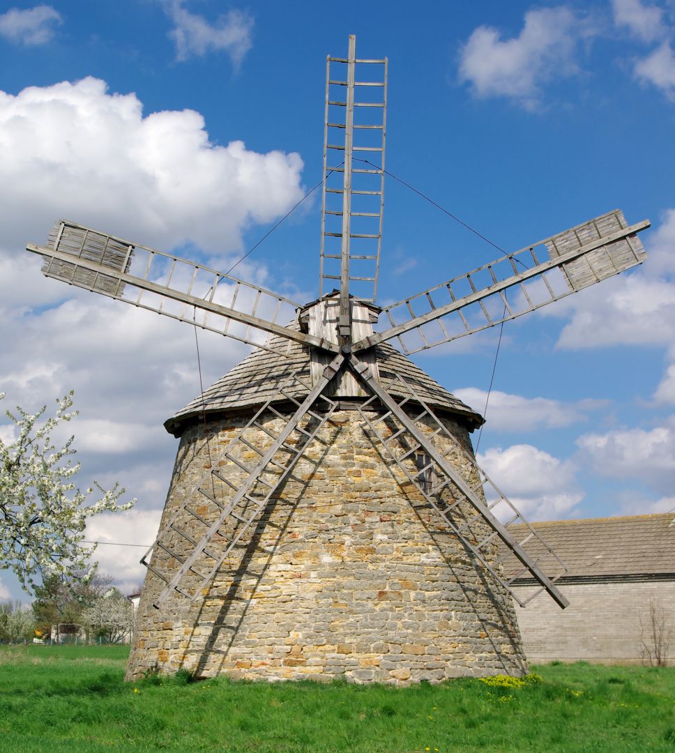 Historic windmill in Szwarszowice