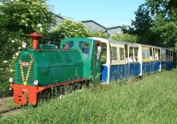 Train pulled by locomotive