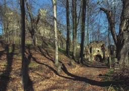 Ruins in spring