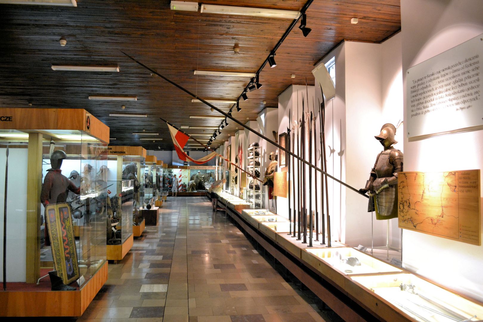 Exposition room of the History of Polish Arms branch