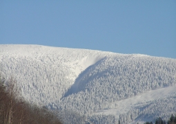 Śnieżnik in winter