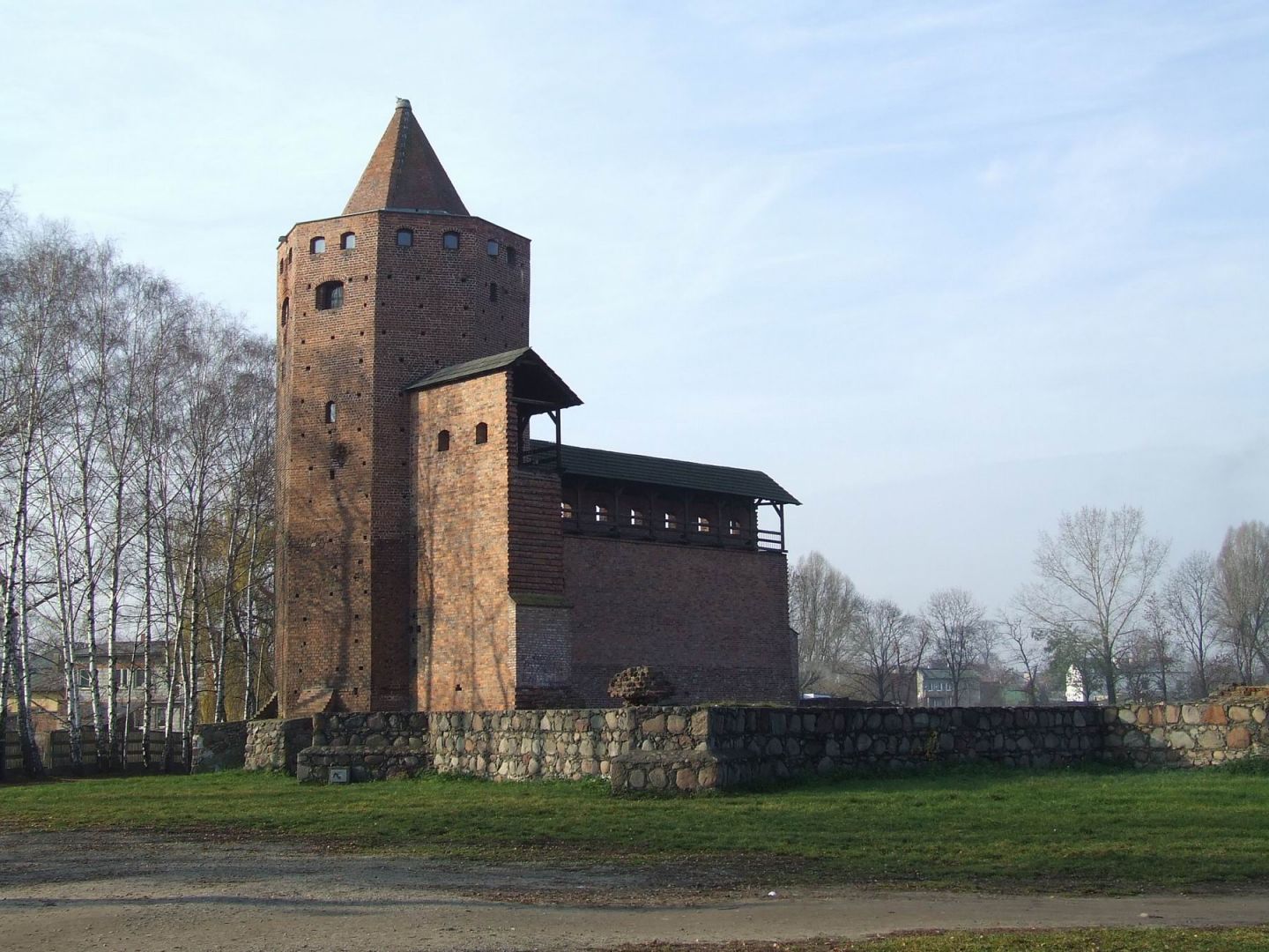 Restored fragments of the stronghold in Rawa Mazowiecka