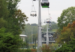 Elka cable car in the Silesian Park