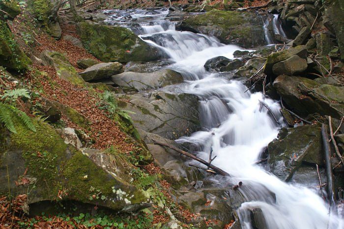 Waterfall on the Hylatym stream