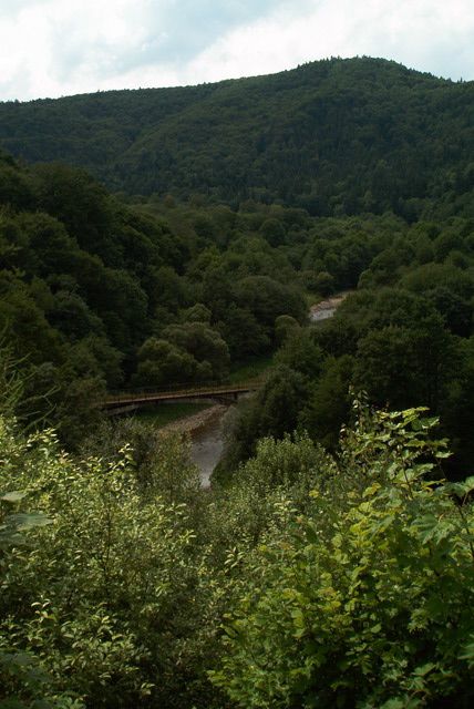 Osława Gorge nature reserve near Duszatyn