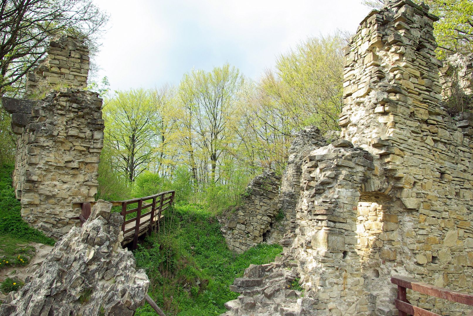 Interiors of a former stronghold