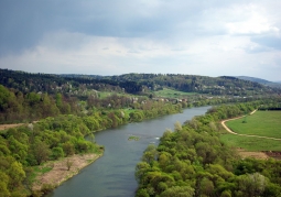 San widziany z góry Sobień