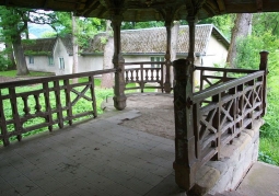 Wooden veranda
