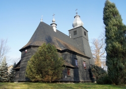 Kościół drewniany, ściany konstrukcji zrębowej