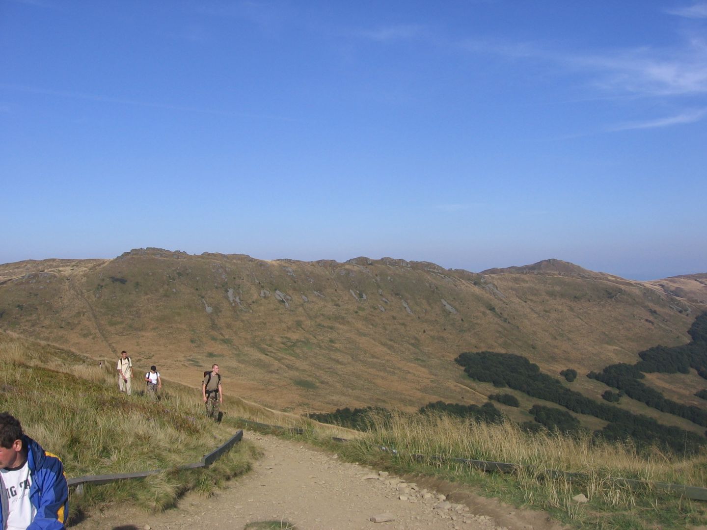 Krzemień Range, on the right Kopa Bukowska