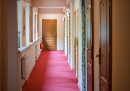 Hotel corridor