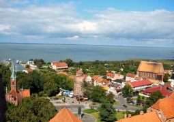 View of Frombork from the observation deck