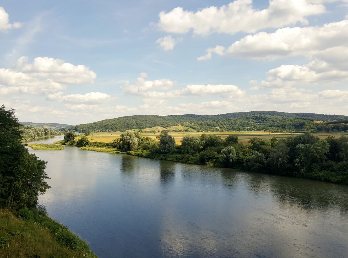 Widok na rzekę San