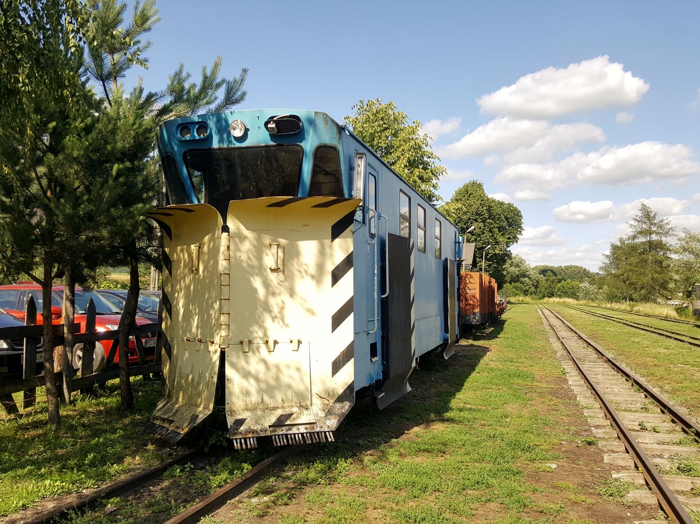 Bachórz station of the narrow gauge railway