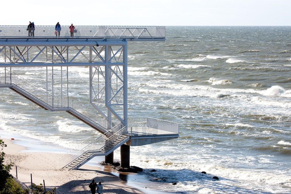 Viewing platform in Trzęsacz