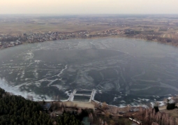 Jezioro Firlej zima