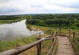 view from the Castle Hill Drohiczyn