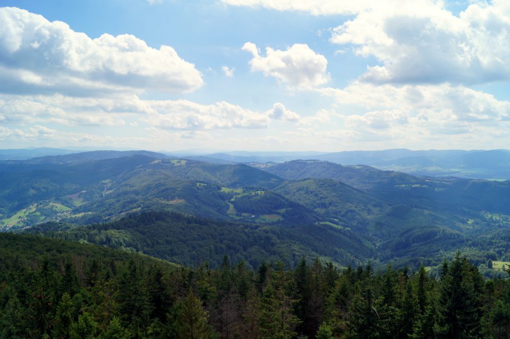 Lookout tower on Wielka Czantoria