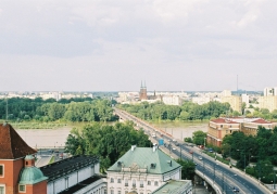 Widok z wieży widokowej kościół Św. Anny