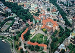 Aerial view of the old city