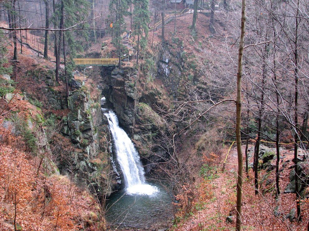 Wilczki Waterfall