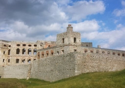 South wing of the castle in Ujeździe