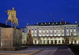 Palace at dusk