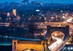 Wroclaw after sunset